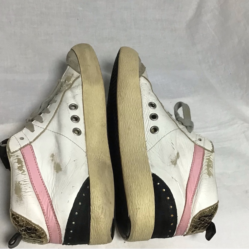 GGDB Midstar Private/EDT High Top White and Gray Sneakers 36 Italy - Picture 5 of 12